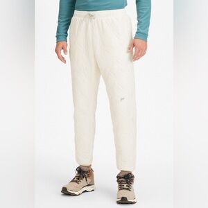 Fabletics Men's Size Large The Loft Bone Quilted Jogger Pants